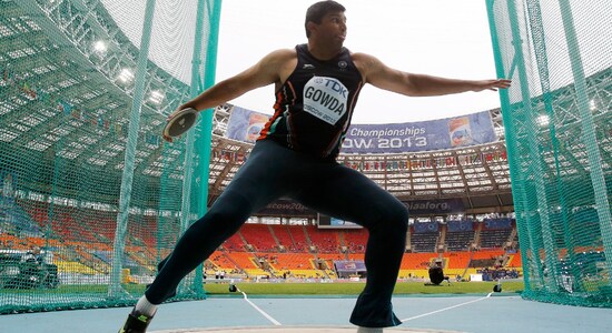 Vikas Gowda | Vikas Gowda is a former Indian discus thrower and shot putter. Gowda was born in India but he growing up he trained in the US. He He is an alumnus of the University of North Carolina at Chapel Hill and the 2006 US NCAA National Champion in discus. He represented India in four Olympics. Gowad clinched bronze and silver medal at the 2010 Guangzhou and the 2014 a Incheon Asian Games. Gowda has claimed a gold and a silver medal at the 2014 Glasgow and the 2010 New Delhi Commonwealth Games. The Karnataka born athlete has won two golds, one silver and two bronze medal at the Asian Championships. (Image: Reuters) Vikas Gowda | Vikas Gowda is a former Indian discus thrower and shot putter. Gowda was born in India but he growing up he trained in the US. He He is an alumnus of the University of North Carolina at Chapel Hill and the 2006 US NCAA National Champion in discus. He represented India in four Olympics. Gowad clinched bronze and silver medal at the 2010 Guangzhou and the 2014 a Incheon Asian Games. Gowda has claimed a gold and a silver medal at the 2014 Glasgow and the 2010 New Delhi Commonwealth Games. The Karnataka born athlete has won two golds, one silver and two bronze medal at the Asian Championships. (Image: Reuters)