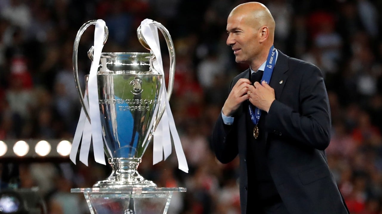 Zidane wins hat-trick of Champions League titles for Real Madrid (Image: Reuters)