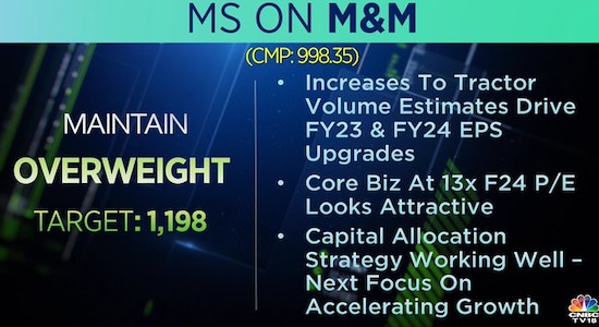 Morgan Stanley on M&amp;M, share price, stock market india, brokerage calls, brokerage radar 