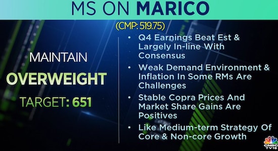 Morgan Stanley on Marico, marico, share price, stock market india Morgan Stanley on Marico, marico, share price, stock market india