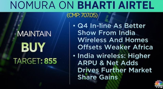Nomura on Bharti Airtel, Bharti Airtel, share price, stock market india 