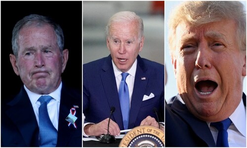 George Bush calls Ukraine 'Iraq' in public gaffe — here's a look at other US Presidents and their goof-ups