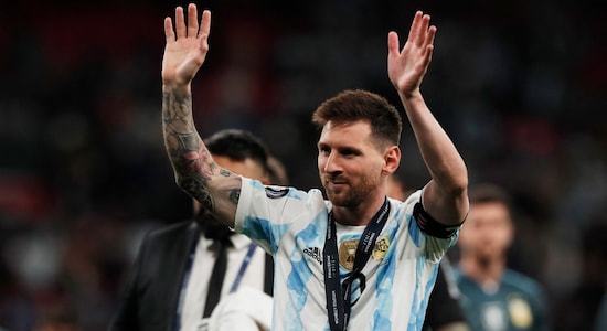 Lionel Messi jugó la mayoría de los partidos con Argentina.  Messi jugó 162 partidos con Argentina.  Así, Messi es también el máximo goleador de la Albiceleste.  Messi marcó 86 goles hasta junio (Imagen: Reuters)