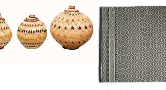 PM gifted Moonj baskets and cotton durries to Senegal’s President In Senegal, the tradition of hand weaving is passed down from mother to daughter, adding to its importance as a vehicle for cultural expression and family livelihood – driven by strong women. The same is done in Prayagraj, Sultanpur and Amethi districts of the state of Uttar Pradesh, where Moonj Saccharum bengalense is now acting as a sustainable source of income for rural women. To add to this, Moonj is a wonderful example of utilitarian handicrafts made with sustainably sourced material. Like Senegalese baskets, Moonj craft also utilizes bright, jewel tone colours. This particular piece is by a master craftswoman from Prayagraj. The blades of the sarpat grass used here are much thinner, making them more difficult to weave. The cotton Durries are hand woven in the Sitapur district of Uttar Pradesh. The art of Manjak loincloth weaving is similar to shuttle handloom work done in Sitapur durrie making. The beauty of this particular piece is the thin width of its loom which increases the work out into the Durrie threefold. PM gifted Moonj baskets and cotton durries to Senegal’s President In Senegal, the tradition of hand weaving is passed down from mother to daughter, adding to its importance as a vehicle for cultural expression and family livelihood – driven by strong women. The same is done in Prayagraj, Sultanpur and Amethi districts of the state of Uttar Pradesh, where Moonj Saccharum bengalense is now acting as a sustainable source of income for rural women. To add to this, Moonj is a wonderful example of utilitarian handicrafts made with sustainably sourced material. Like Senegalese baskets, Moonj craft also utilizes bright, jewel tone colours. This particular piece is by a master craftswoman from Prayagraj. The blades of the sarpat grass used here are much thinner, making them more difficult to weave. The cotton Durries are hand woven in the Sitapur district of Uttar Pradesh. The art of Manjak loincloth weaving is similar to shuttle handloom work done in Sitapur durrie making. The beauty of this particular piece is the thin width of its loom which increases the work out into the Durrie threefold.