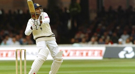 1996 | Former Indian cricket team captain Saurav Ganguly scored 131 at Lord's on his Test debut against England. (Image: Getty) 1996 | Former Indian cricket team captain Saurav Ganguly scored 131 at Lord's on his Test debut against England. (Image: Getty)