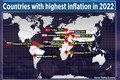 These economies have the highest inflation rate in the world; this country tops with 222.30% in 2022