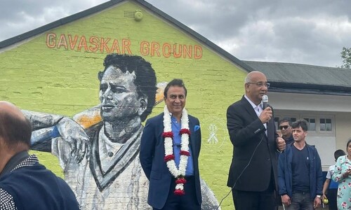 Leicester cricket ground in England named after Sunil Gavaskar