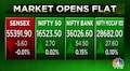 Sensex and Nifty50 make a muted start amid selling pressure in IT and financial shares