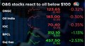 ONGC, OIL, Indian Oil shares fall as crude oil slips below $100 a barrel