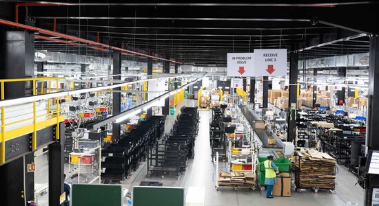 CNBC-TV18 traveled to Amazon's biggest fullfilment center in India in Bengaluru to witness the behind the scenes. CNBC-TV18 traveled to Amazon's biggest fullfilment center in India in Bengaluru to witness the behind the scenes.