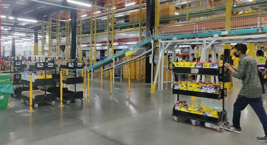 Amazon has 60 fulfilment centres across 15 states in India, spread across a floor area of more than 10mn sq ft - more than and size of 125 football fields.