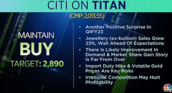 city ​​on titan company, titan company, share price, stock market india 