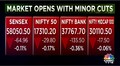 Sensex and Nifty50 edge lower amid negative global cues — rupee slips below 79 vs dollar