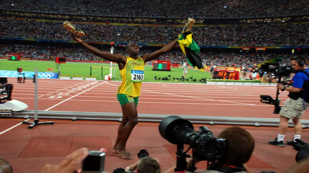 Bolt to trademark victory pose - Tripura Chronicle