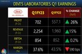 Divi's Labs profit jumps 26% but margin suffers on higher input costs