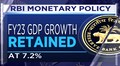 GDP growth projection for 2022-23 is retained at 7.2%: RBI Guv Shaktikanta Das