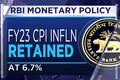 Monetary policy meet: RBI retains retail inflation forecast at 6.7% for FY23
