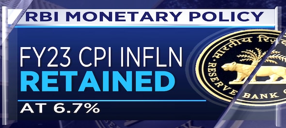 Monetary policy meet: RBI retains retail inflation forecast at 6.7% for FY23