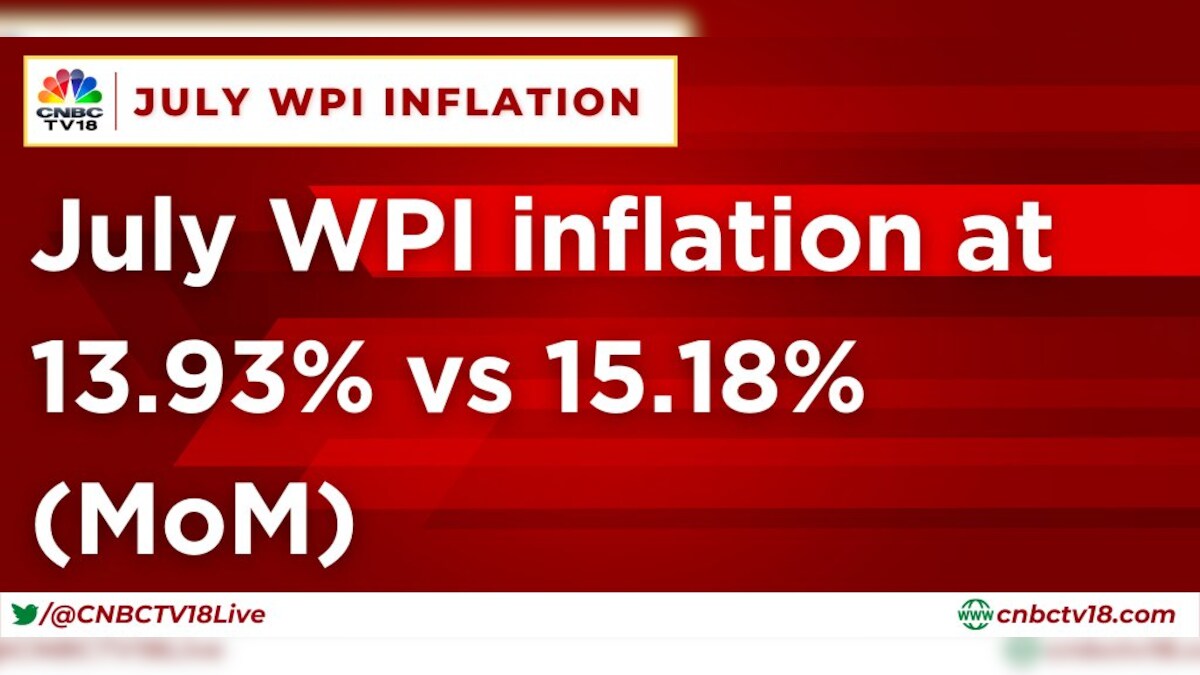 WPI inflation edges lower to 13.93% in July against 15.18% in June ...