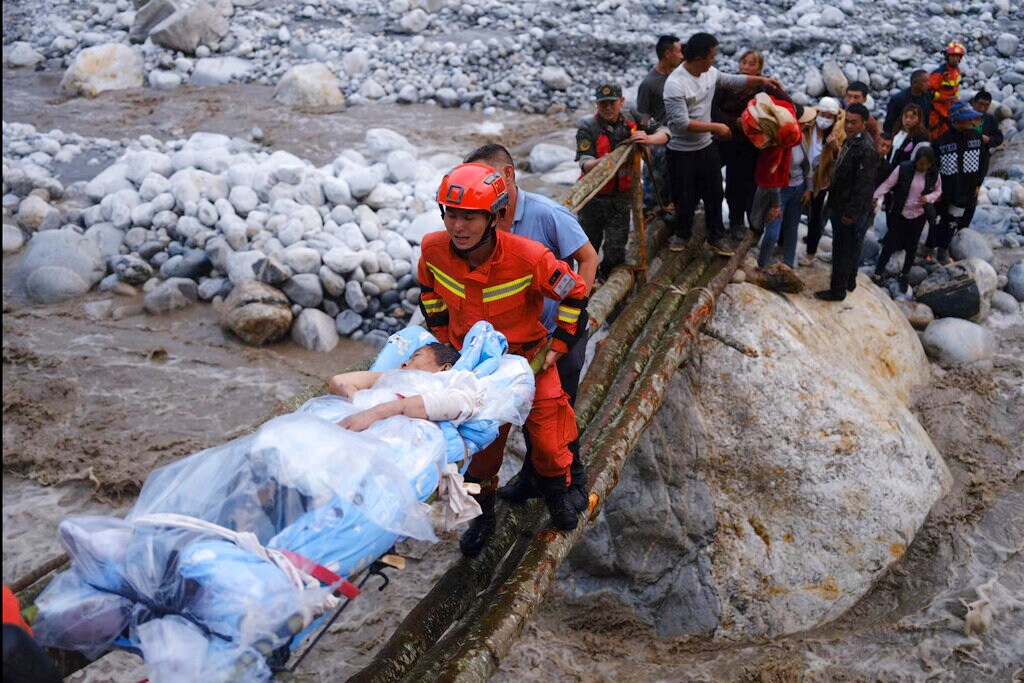 China Earthquake Toll Reaches 65, Triggers Landslides In Southwest ...