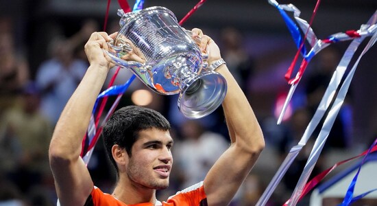 No.10 | Carlos Alcaraz | Tennis world rising star and newly crowned US Open men's single's champion Carlos Alcaraz is the tenth-highest earning tennis player in the world. 