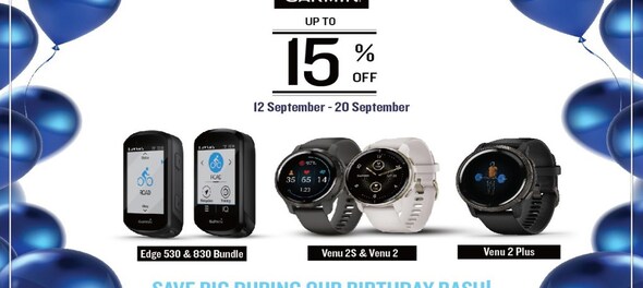 Garmin India offers discounts up to Rs 10,000 on completing 33 years