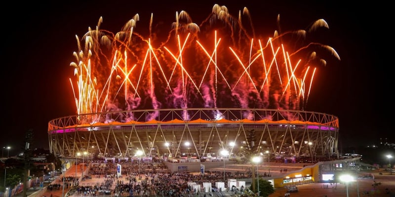 PM Modi declares 36th National Games open at dazzling ceremony | Highlights