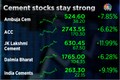 Ambuja Cements hits an all-time high, ACC gains over 6% — why cement stocks are solid