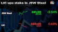 JSW Steel surges as LIC raises stake in steel stock