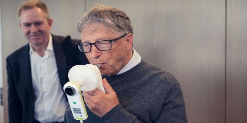 Testing for viruses? A breathalyser can do the job, finds Bill Gates.