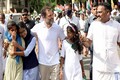 In Pics | Rahul Gandhi addressing public rally drenched in rain to playing football with kids – a look at some hearty moments from Bharat Jodo Yatra