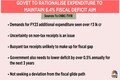 Government to rationalise expenditure to maintain 6.4% fiscal deficit target