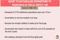 Government to rationalise expenditure to maintain 6.4% fiscal deficit target