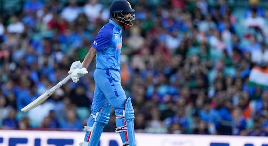 After failing against Pakistan, opener KL Rahul dissapointed once more as he was dismissed in the third over of the Indian innings on a personal score of just 9 in 12 balls. India were 11/1. 