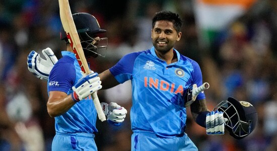 India's push to a huge total came when inform batsman Suryakumar Yadav started playing big shots. Suryakumar smashed 51 in only 25 deliveries while Kohli remained unbeaten on 62 in 44 balls as India finished on 179/2 in 20 overs. 
