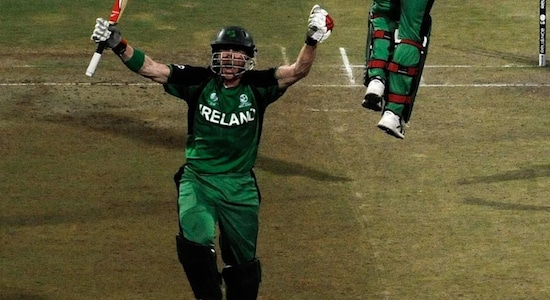 Ireland beat England at the 2011 50-over Cricket World Cup | 