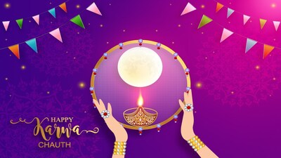 50+ Karwa Chauth Special Wallpapers & Wishes Images