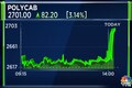 Polycab quarterly profit rises 37% powered by cables and wires volumes — shares jump
