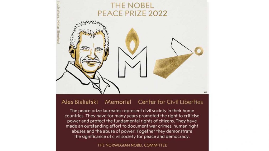 A Human Rights Advocate And Two Organisations Win 2022 Nobel Peace ...