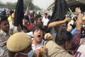 It's AAP vs BJP again in Delhi — workers block roads, hold protest as Kejriwal visits Ghazipur