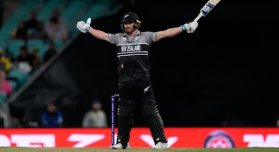 Meanwhile, Phillips spoke about the tournament's second century, his 100 coming from just 61 balls. (Picture: AP) Centurion Phillips pulls Nz to dominant win