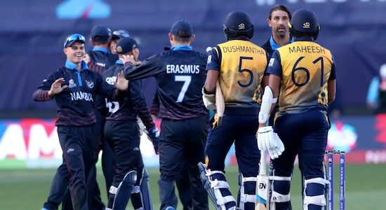 1. The opening match of the T20 WC 2022 produced an upset as former champions Sri Lanka were thumped by Namibia by 55 runs. Jan Frylinck sizzled down the order for Namibia as they posted a competitive 163/7. In reply, the Lankan tigers were bundled for just 108, with a combined effort from the Namibian bowlers led by David Wiese (2/16). It was just a teaser of things to come! 