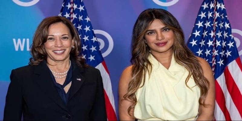Priyanka Chopra Jonas discusses women's rights with US vice president Kamala Harris