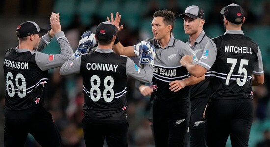 Boult finished with their best T20I figures of 4/13 as Sri Lanka were eliminated by just 102 points, with New Zealand winning by 65 points. The win helps the Kiwis consolidate their top spot in the Group 2 standings while leaving Sri Lanka in fifth place. (Picture: AP) Centurion Phillips pulls Nz to dominant win