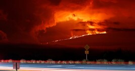 In Pics | Mauna Loa: World's largest volcano illuminates sky as it erupts in Hawaii