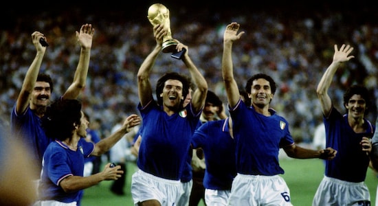 1982 Spain | Total Prize Money Fund - USD 20 million | Winning Team (Italy) - USD 2.2 million | A Paolo-Rossi inspired Italy, beat West Germany 3-1 in the Final to lift their third World Cup. (Image: Reuters) 