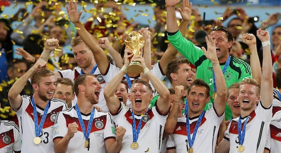 2014 Brazil | Total Prize Money Fund - USD 564 million | Winning Team (Germany) - USD 35 million | Brazil witnessed a 34 percent rise in the total prize money and just a 16 percent bump in the money for the winning team. (Image: Reuters)