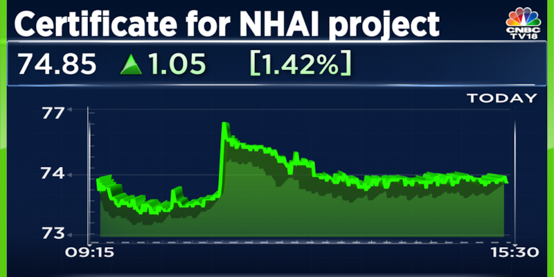 Ashoka Buildcon shares rise after getting provisional certificate for NHAI project