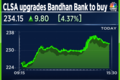 CLSA upgrades Bandhan Bank to buy citing favourable risk reward; shares end higher