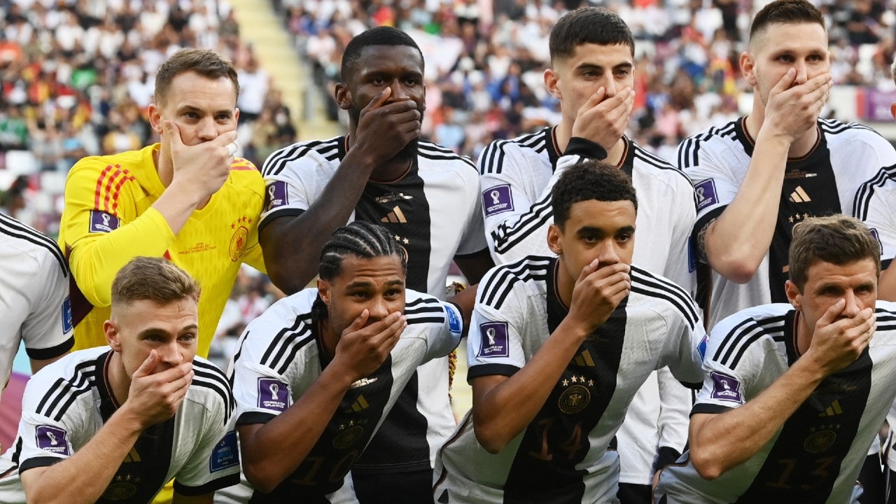 FIFA World Cup 2022: Germany Players Cover Mouth Before Match Against ...